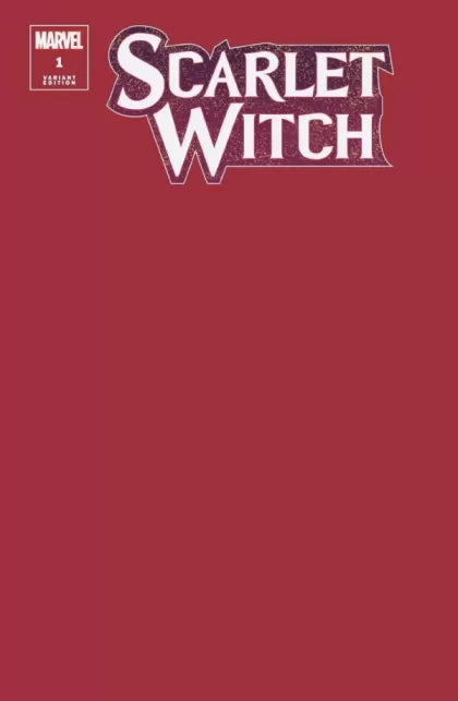 Scarlet Witch #1 Red Blank  Variant