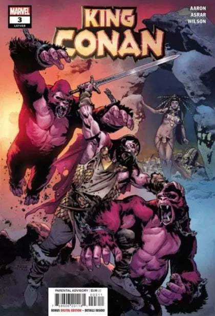 King Conan #3 Mahmud Asrar Controversial  Cover