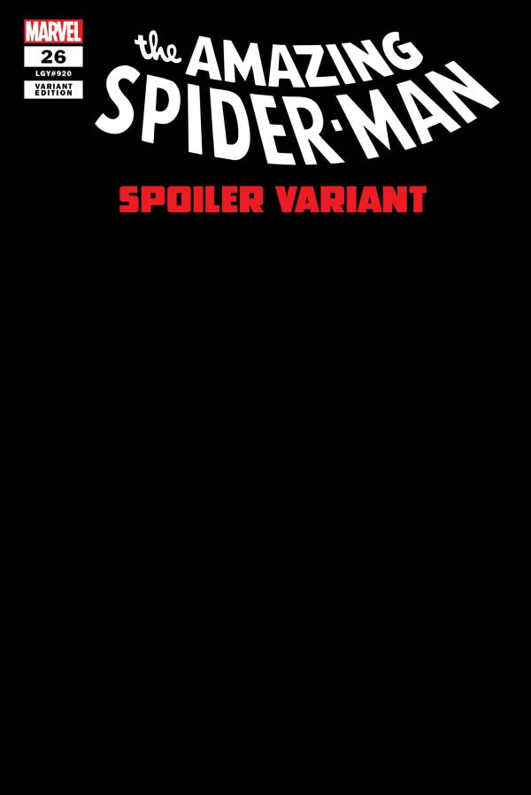 The Amazing Spider-Man #26 Frank Spoiler Variant