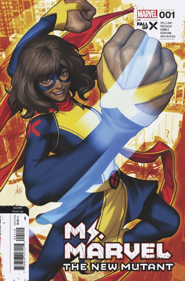 Ms. Marvel: The New Mutant #1 2nd Printing Stanley 'Artgerm' Lau Variant