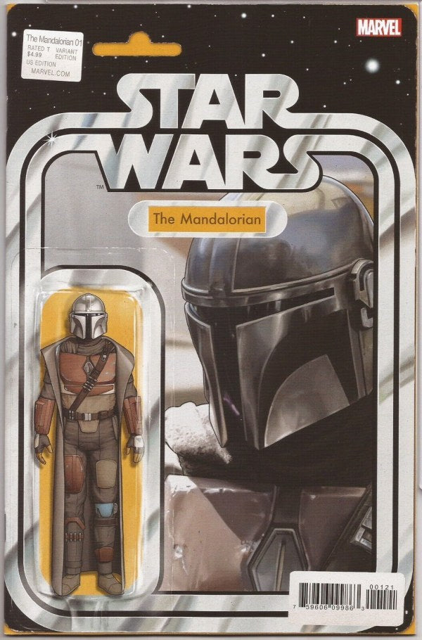 Star Wars: The Mandalorian #1 John Tyler Christopher Action Figure Variant (2022)