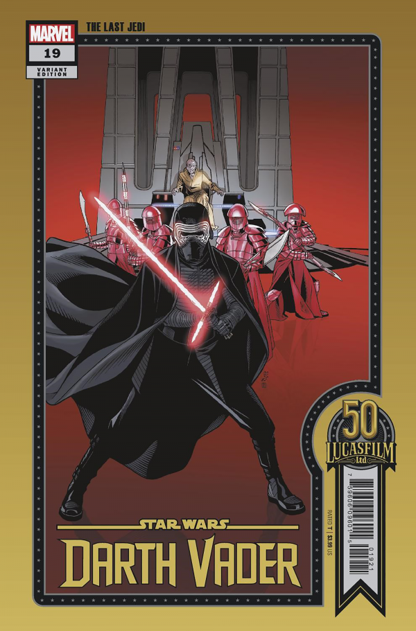 Star Wars: Darth Vader #19 Chris Sprouse Lucasfilm 50th Anniversary Variant