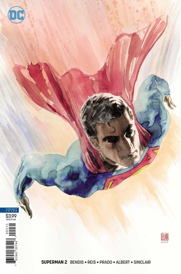 Superman #2 David Mack  Variant