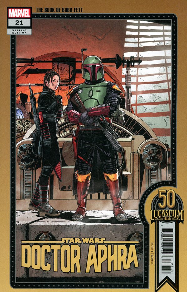 Star Wars: Doctor Aphra #21 Chris Sprouse Lucasfilm 50th Anniversary Variant  2022