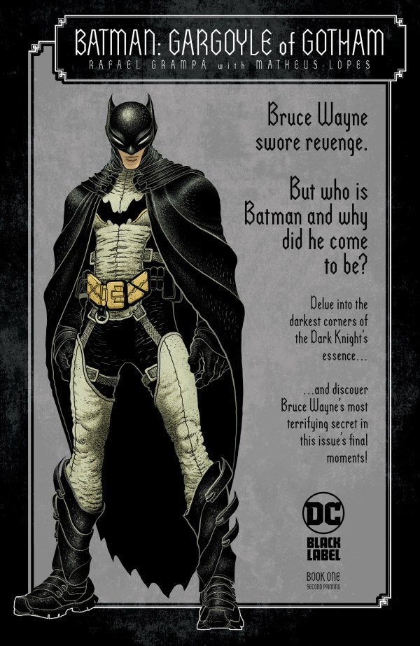 Batman: Gargoyle of Gotham #1 2nd Printing