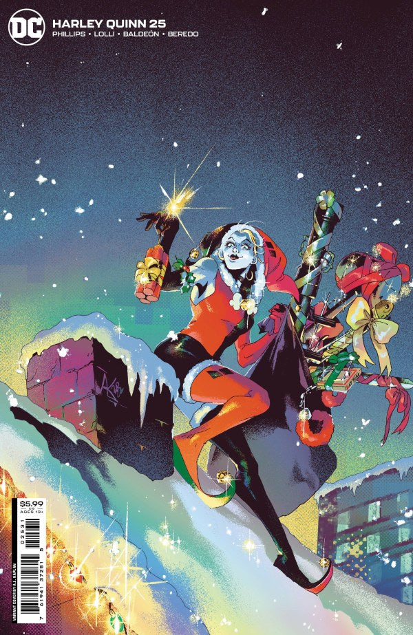 Harley Quinn #25 Cover C A. L. Kaplan Holiday  Variant