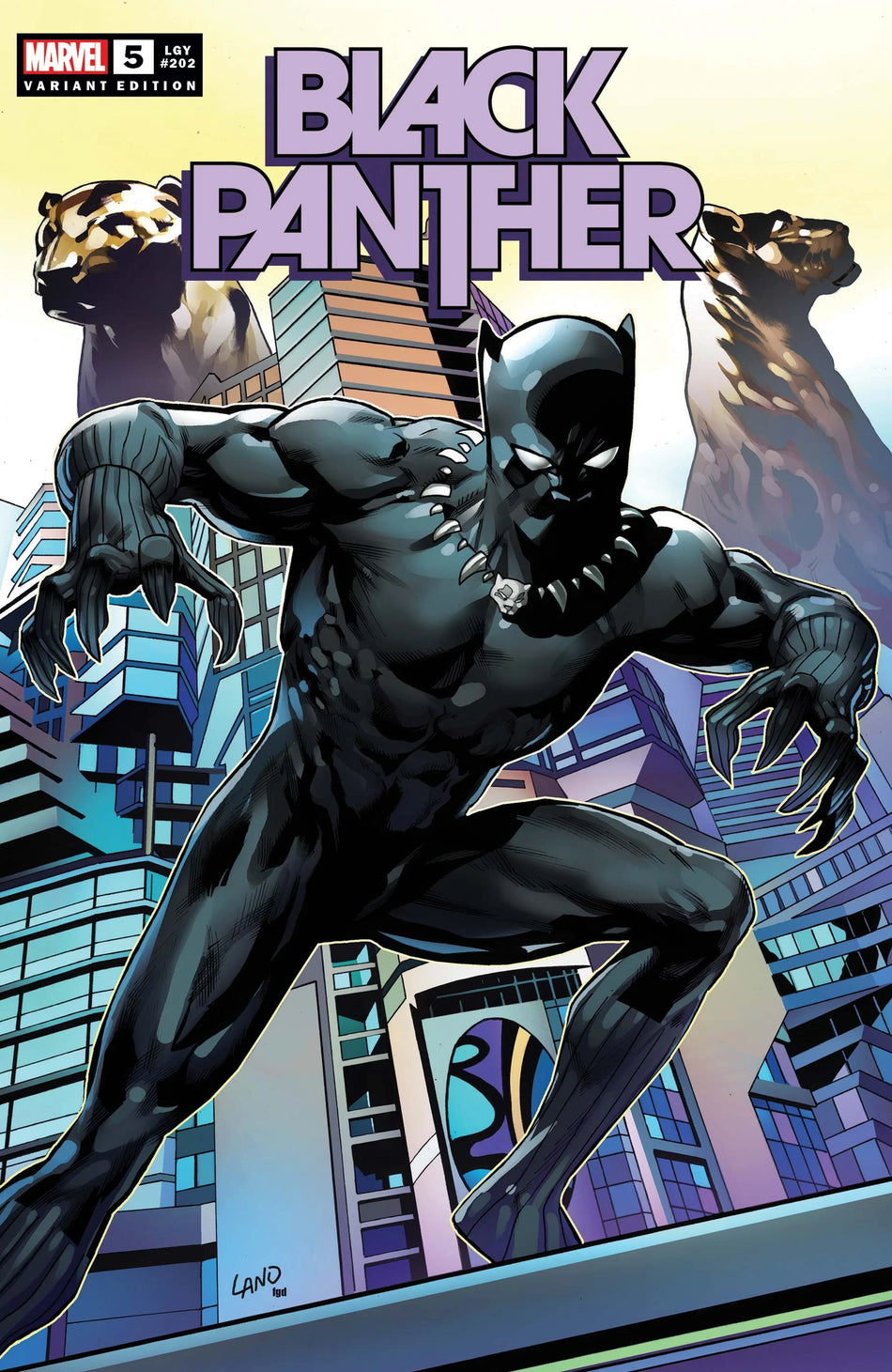 Black Panther #5 Land Variant