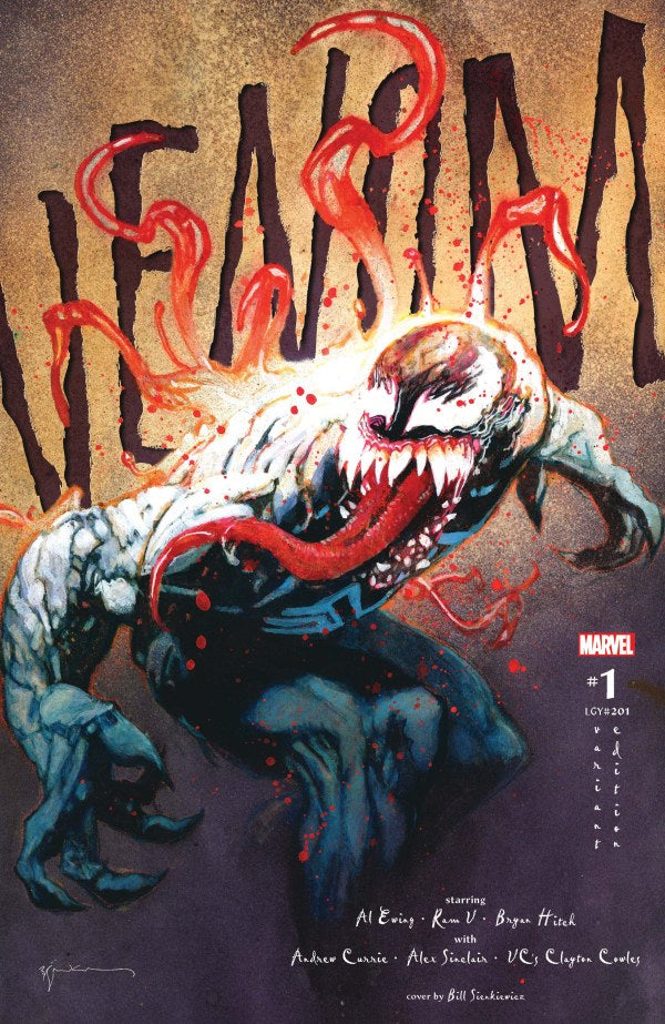 Venom #1 1:25 Bill Sienkiewicz Variant  2021