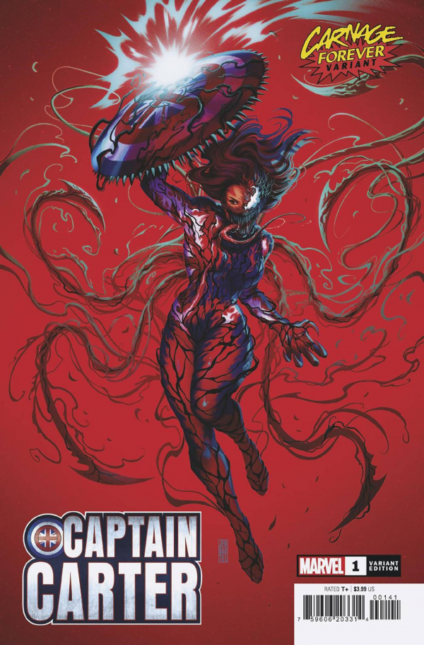 Captain Carter #1 Jen Bartel Carnage Forever  Variant