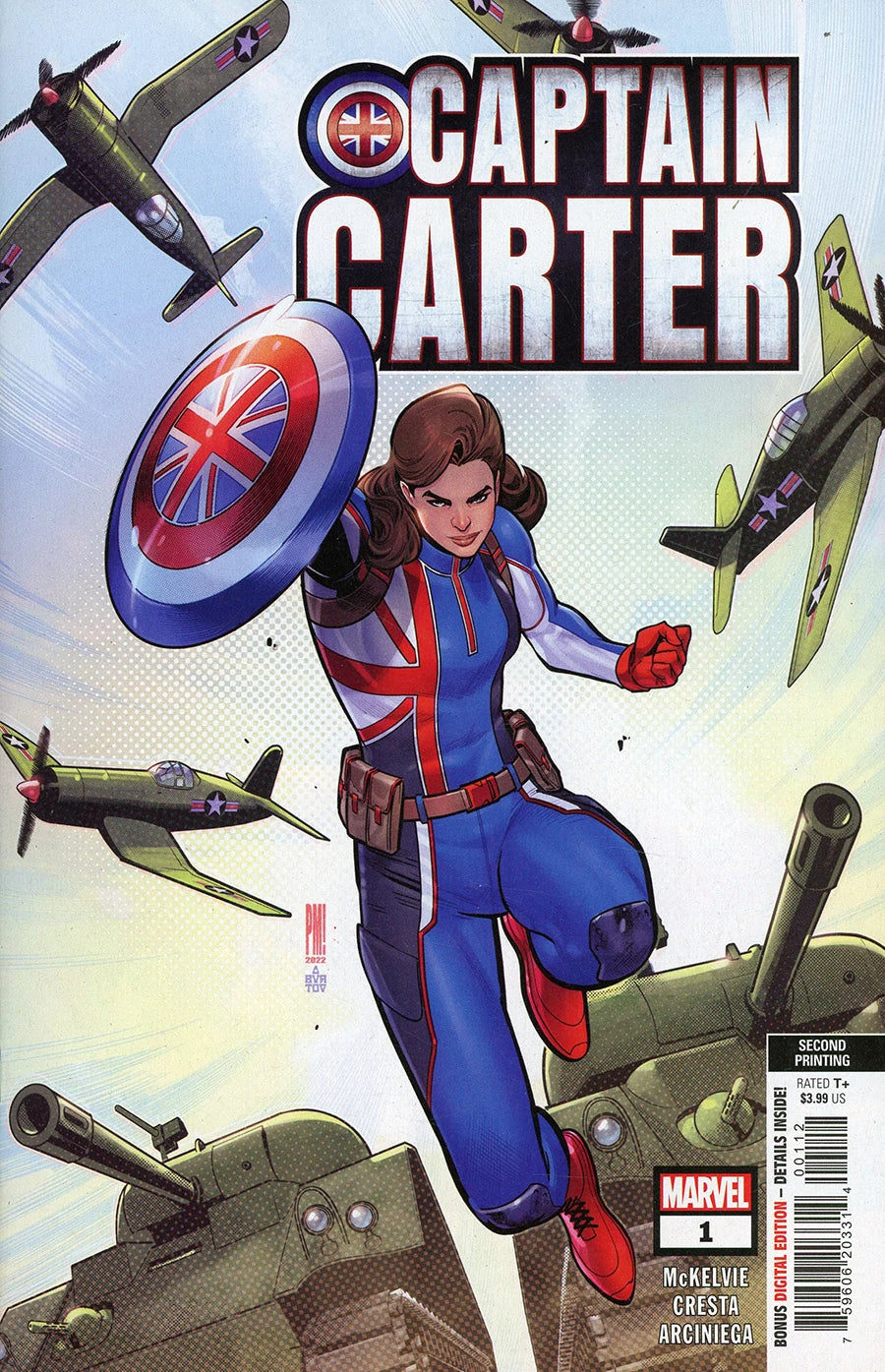 Captain Carter #1 2nd Printing Paco  Medina