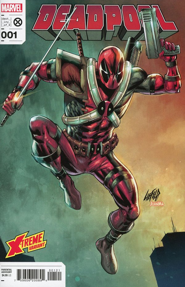 Deadpool #1 Liefeld X-Treme Marvel Variant  2022