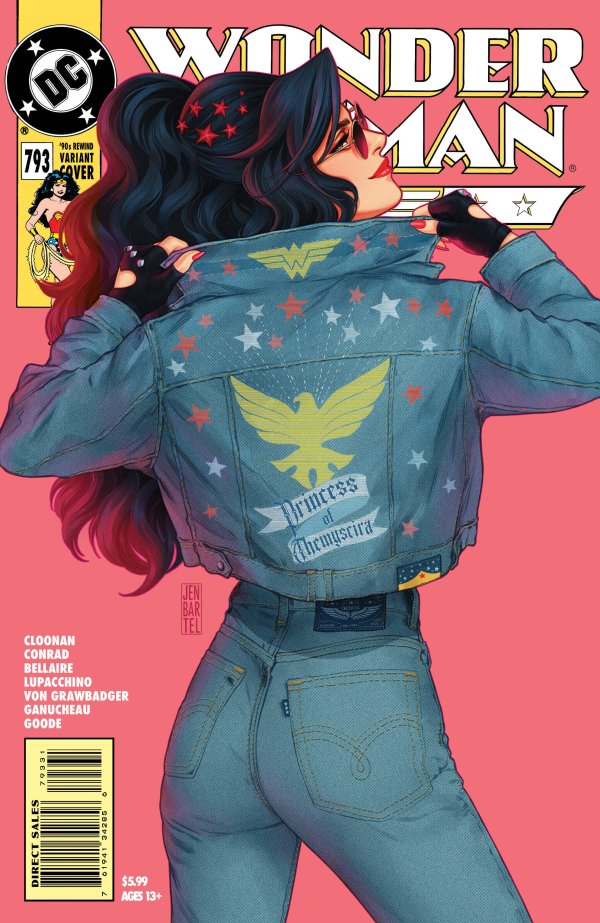 Wonder Woman #793 Cover D Jen Bartel '90s Cover Variant  2022