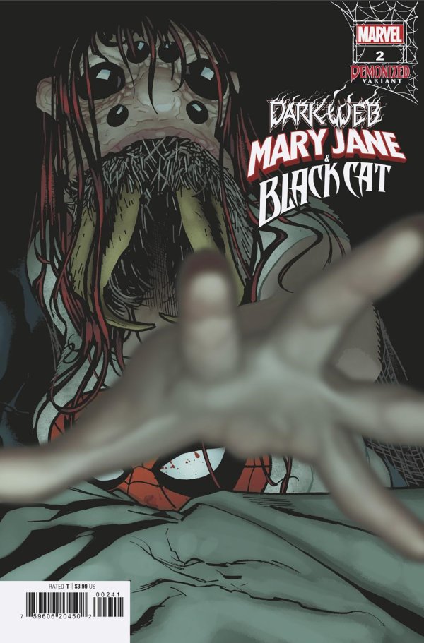 Mary Jane & Black Cat #2 Adam Hughes Demonized  Variant