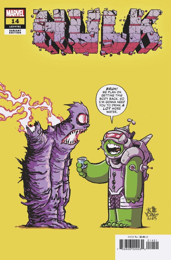 Hulk #14 Skottie Young Variant