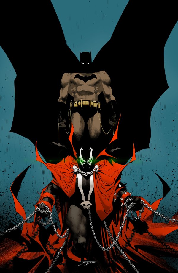 Batman / Spawn #1 Cover S Jorge Jiménez Acetate Virgin Variant