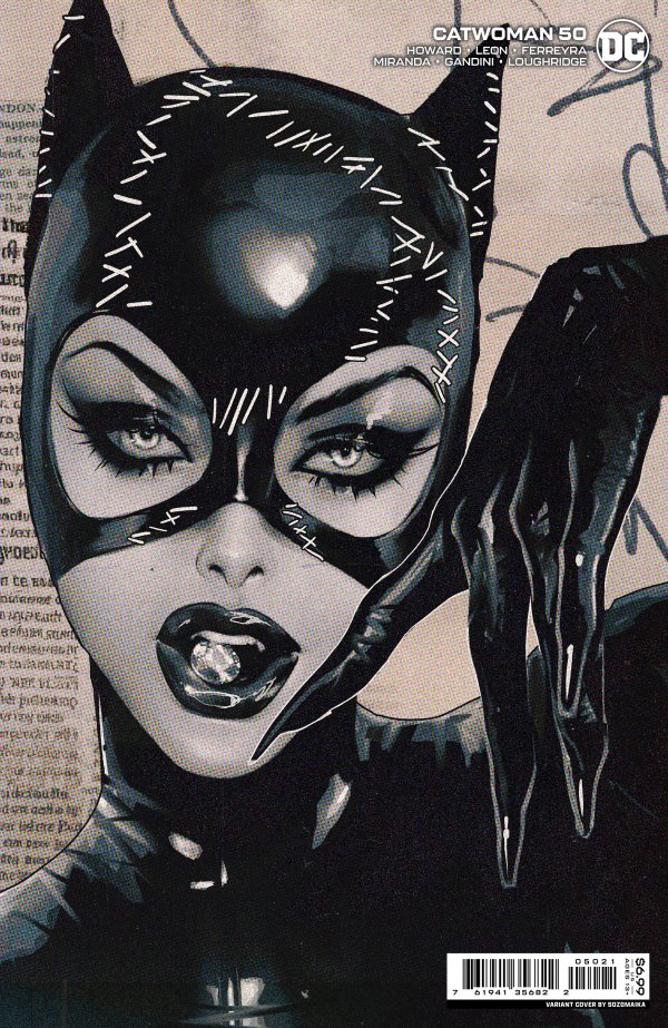 Catwoman #50 Cover B Sozomaika Card Stock  Variant