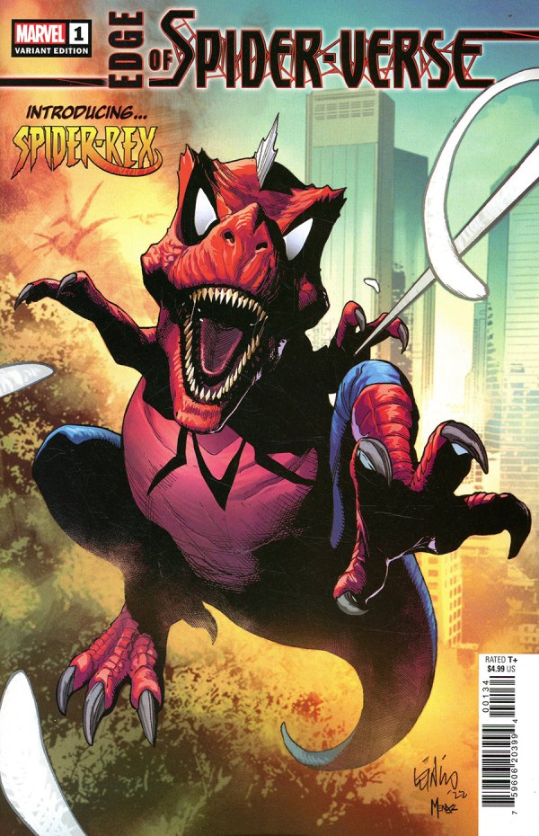 Edge of Spider-Verse #1 Leinil Francis Yu Spider-Rex Variant  2022