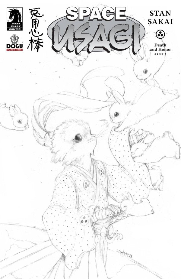 Space Usagi: Death and Honor #1 LCSD 2023 Jennifer L. Meyer Sketch Variant