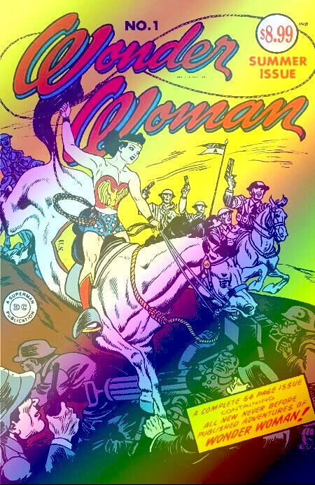 Wonder Woman #1 Facsimile Edition (2023) Cover B Harry G. Peter Foil Variant