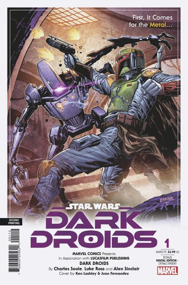 Star Wars: Dark Droids #1 2nd Printing Ken Lashley