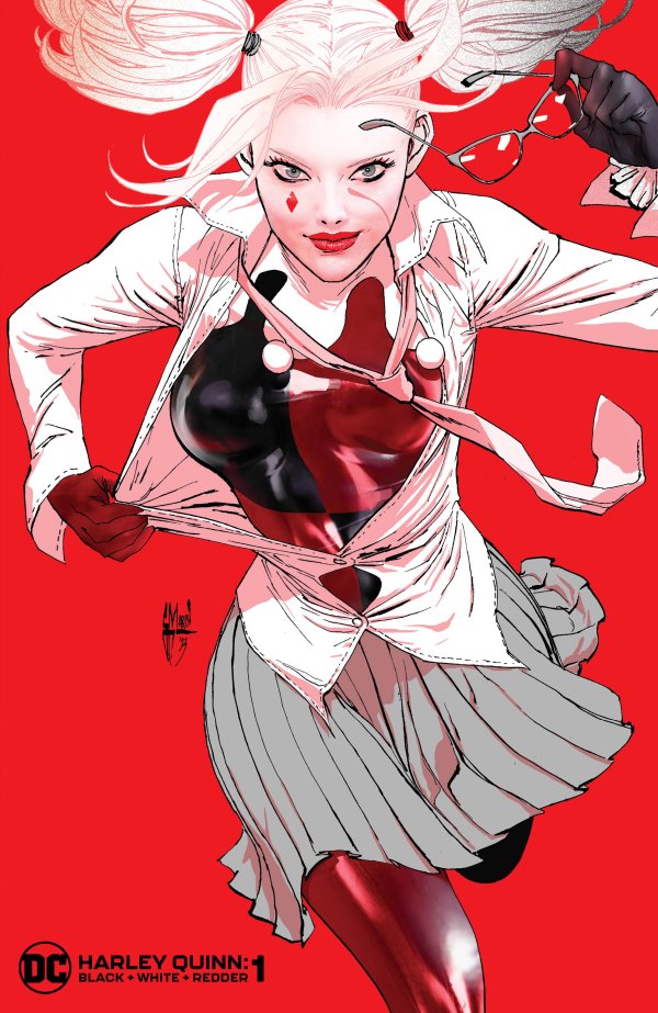 Harley Quinn: Black + White + Redder #1 Cover C Guillem March Variant