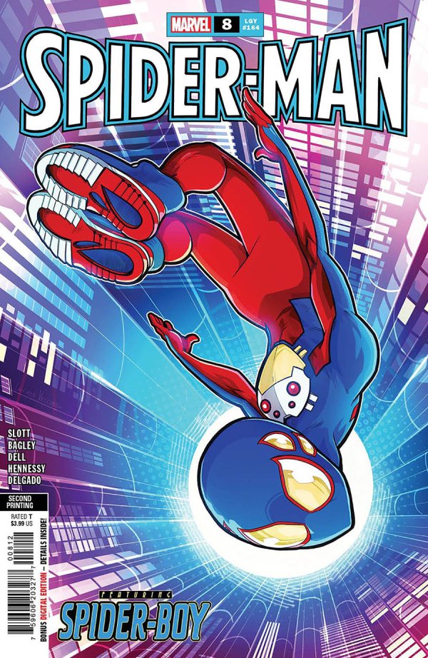 Spider-Man #8 2nd Printing Vecchio