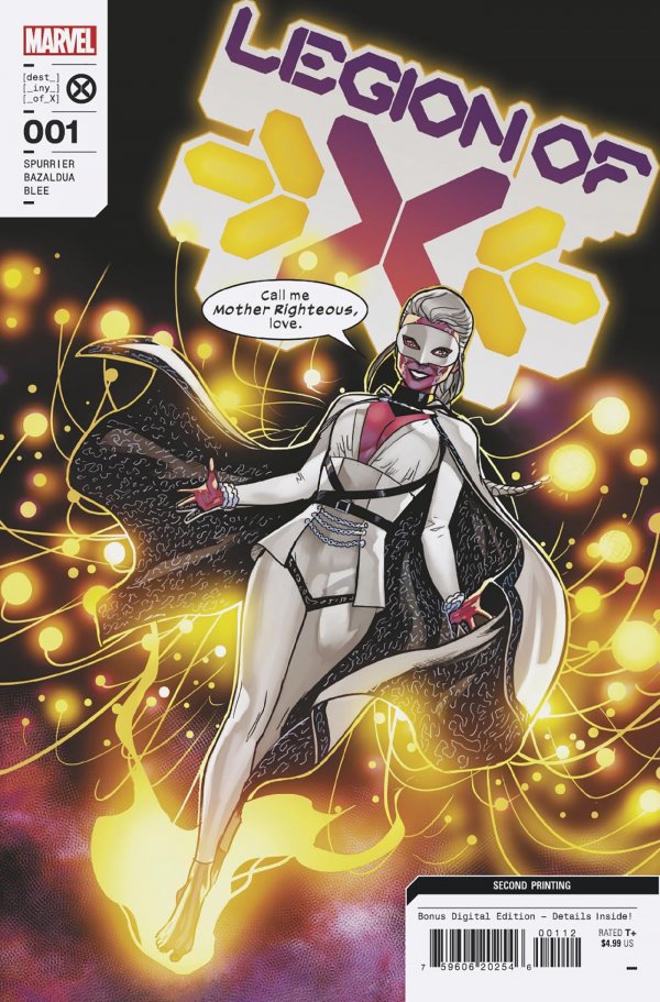 Legion of X #1 2nd Printing Bazaldua (2022)