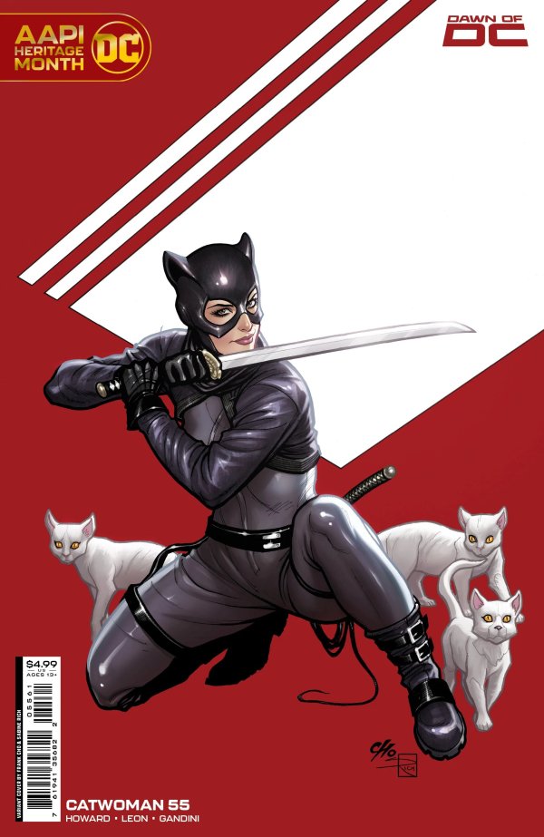 Catwoman #55 Cover D Frank Cho & Sabine Rich AAPI Heritage Month Card Stock Variant