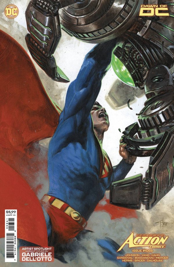 Action Comics #1058 Cover D Gabriele Dell'Otto Artist Spotlight Card Stock Variant