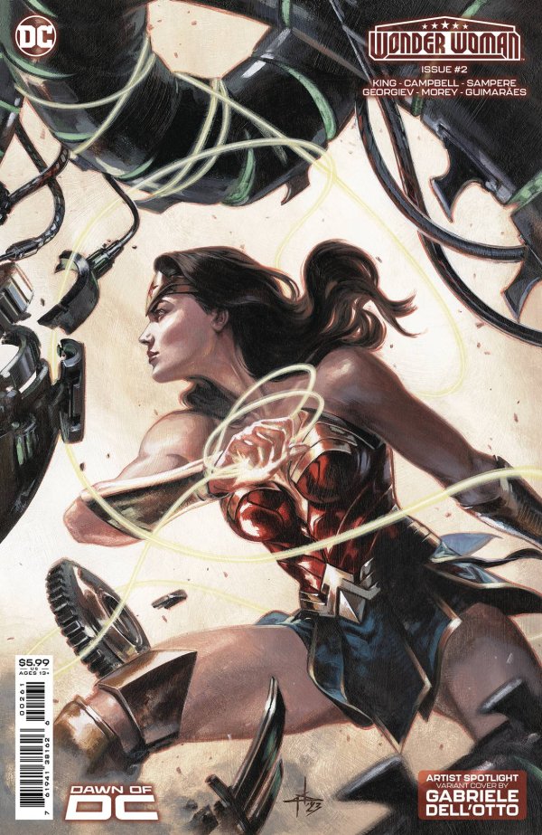 Wonder Woman #2 Cover D Gabriele Dell'Otto Artist Spotlight Card Stock Variant