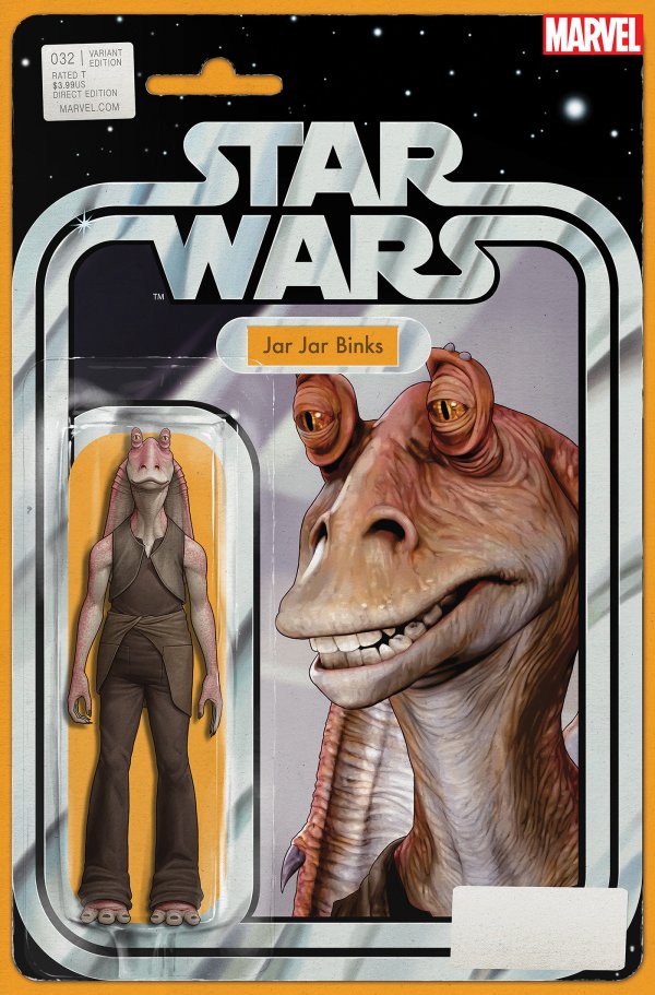 Star Wars #32 John Tyler Christopher Jar Jar Action Figure Variant  2023