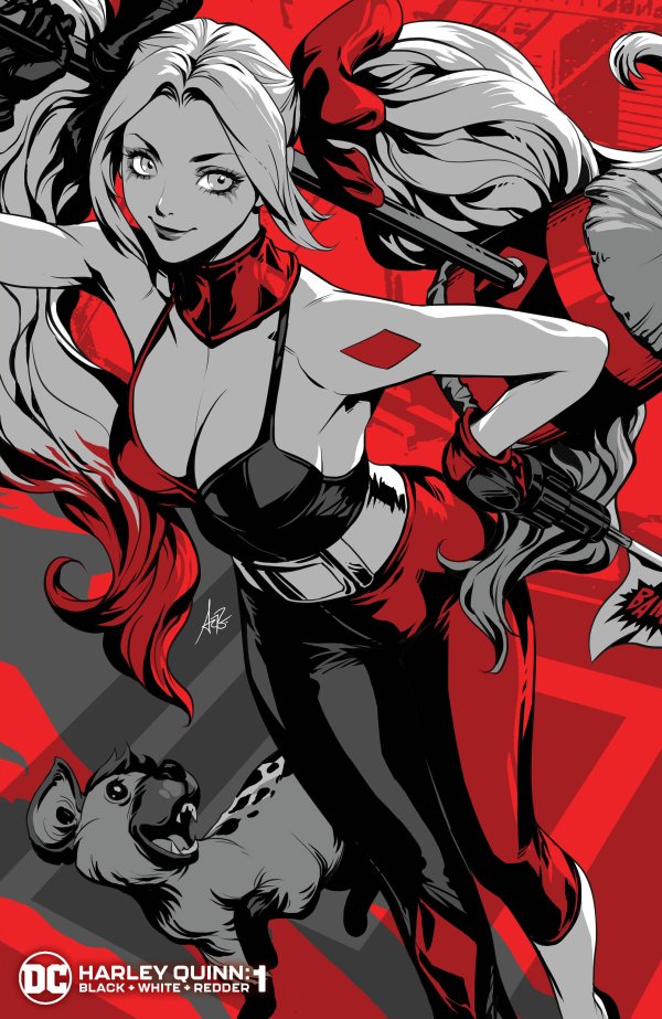 Harley Quinn: Black + White + Redder #1 Cover B Stanley 'Artgerm' Lau Variant