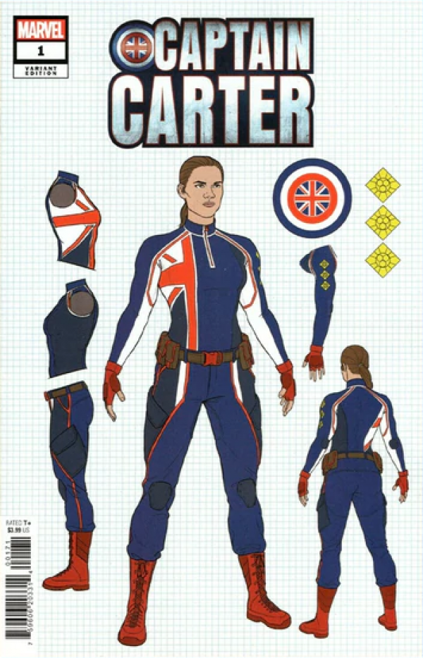 Captain Carter #1 1:10 Jamie McKelvie Design  Variant