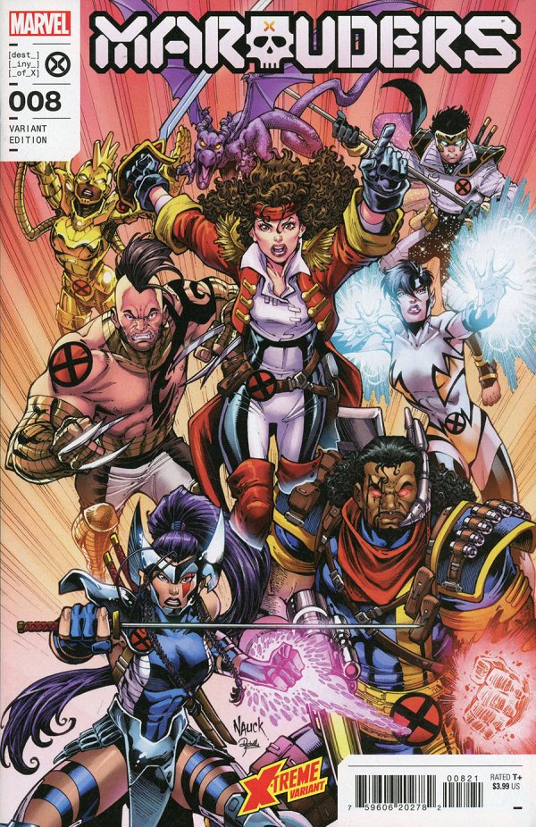 Marauders #8 Todd Nauck X-Treme Marvel Variant  2022