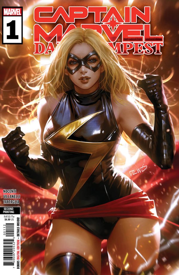 Captain Marvel: Dark Tempest #1 2nd Printing Derrick Chew Variant