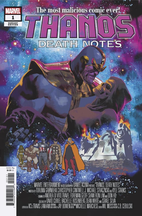 Thanos: Death Notes #1 Acuna Variant  2022